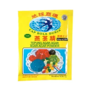 Cap Bola Dunia Agar Agar Powder Hijau (7gr)