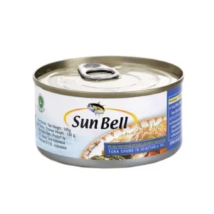 Sun Bell Tuna Chunk In Vegetable Oil (185gr)