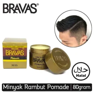 Bravas Pomade Brilliantene Emas (80gr)