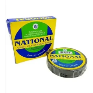 National Isolasi Listrik Hitam PVC 3/4 x20yard