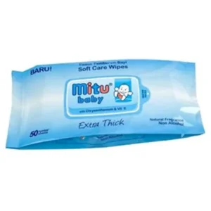 Mitu Baby Extra Thick Blue (50Lembar)