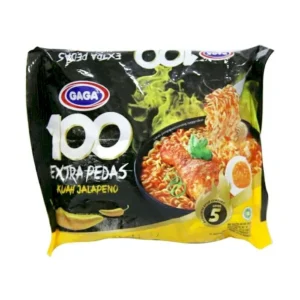 Gaga 100 Extra Pedas Kuah Jalapeno (75g)