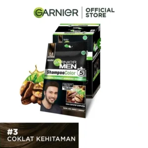 Garnier Men Shampoo Color 3 Coklat Kehitaman (6x10ml)
