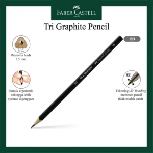 Faber Castell Tri Graphite Pencil 2B