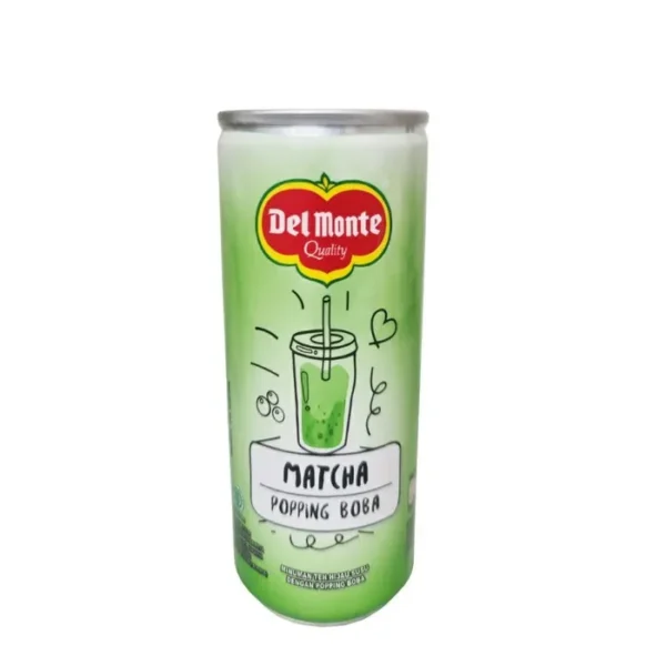 Delmonte Matcha Popping Boba (240ml)